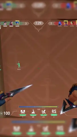 neon double slide 😱 #fyp #viral #Valorant #neonmain 