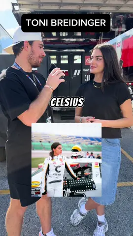 NASCAR driver Toni Breidinger talks about her favorite Celsuis flavors #espn #nascar #celsius #fyp @CelsiusOfficial 