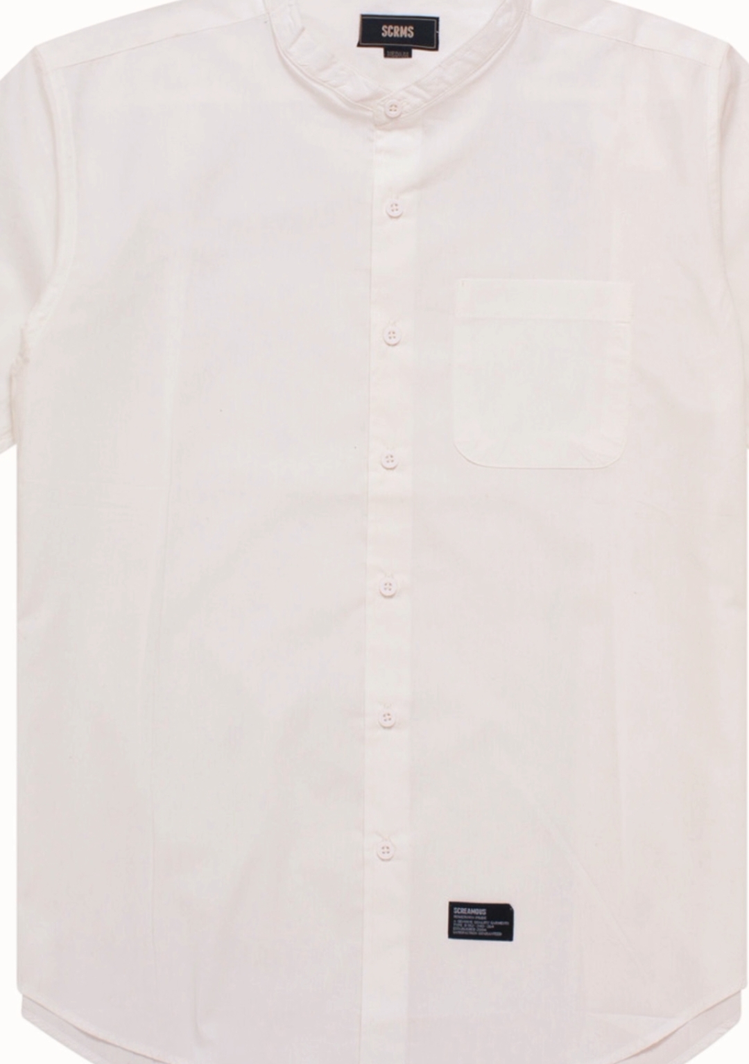 Screamous Kemeja Shortsleeve Shirt - Jean White #wibgajian #kemeja #foryou 