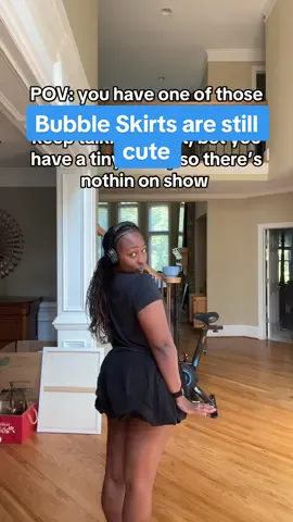 This bubble skirt is from @Stradivarius, but I swear I’ve tried it every which way and it works 😂 #bubbleskirt #atlanta #spelhousehomecoming #homecomingoutfit #atlantahomecoming 