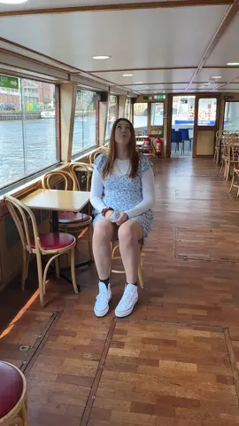 Come on a boat trip with me (I don’t fit) #tallgirl #tootall 