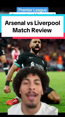 The title race is heating up #arsenalvsliverpool #matchreaction #footballtiktok #movietok #PremierLeague #arsenal #saka #salah #liverpool #fyp #greenscreen 