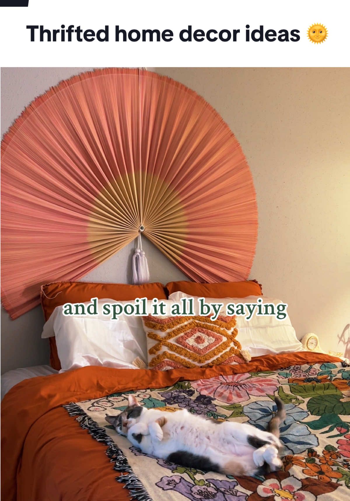 Mostly everything I own is thrifted! 🤭 #thrift #thriftfinds #thrifteddecor #apartment #cozyhome #homedecor 