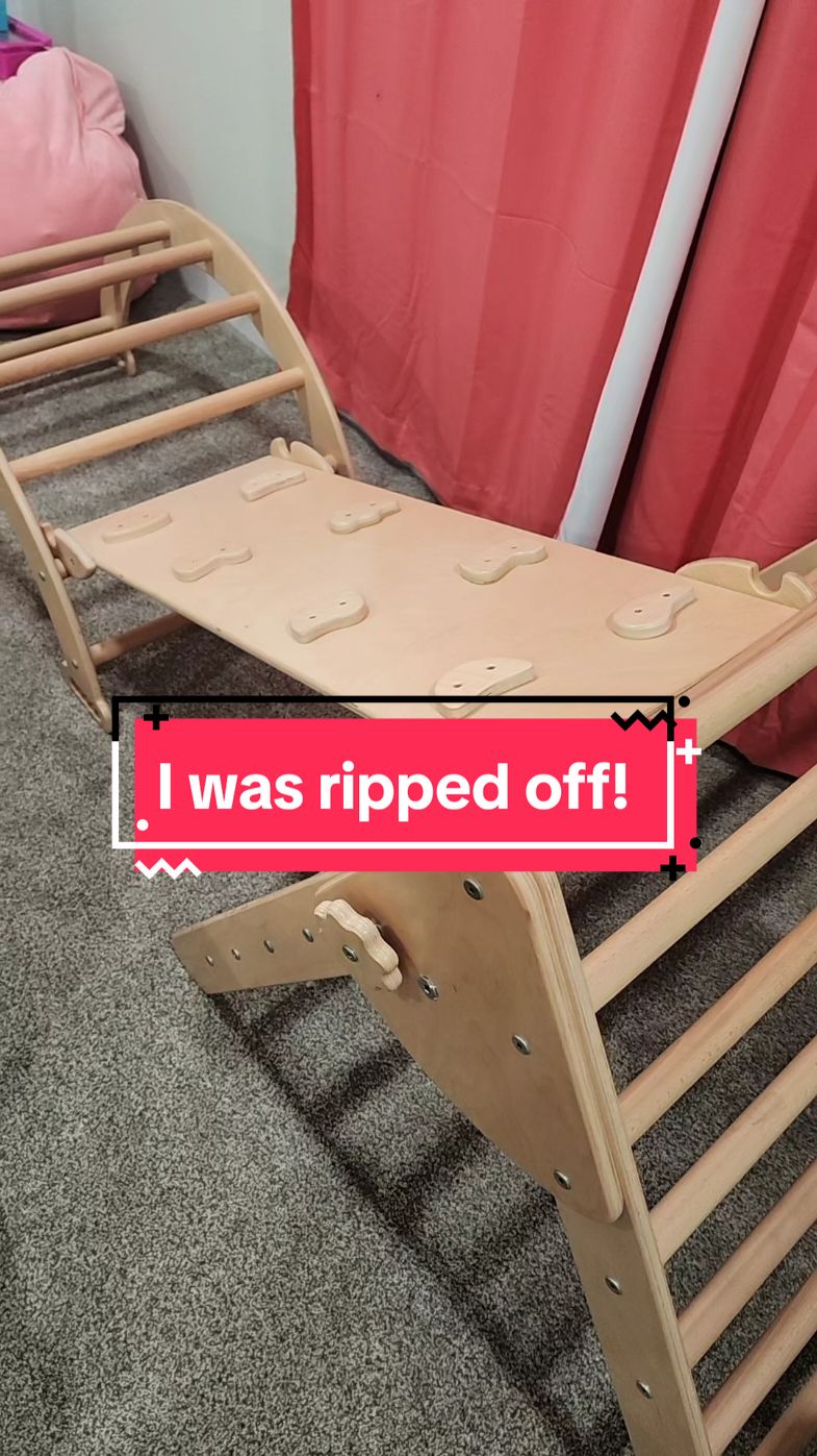 This is the deal of the century!  I've never seen a piker triangle so cheap!! I paid over $300+shipping for this. It's a favorite in my home and I know it will be in yours too! #piklertriangle  #climbingtriangle  #montessori 