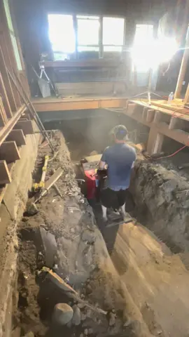 Blast from the past.  Digging out our crawlspace to make a basement March 2023 Video #3