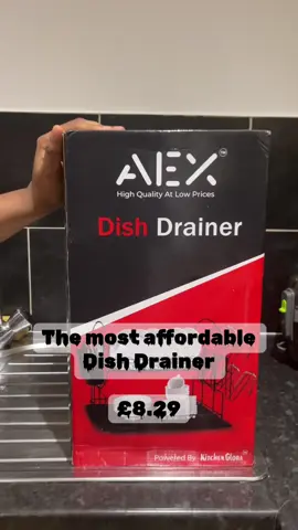 2 Tier Black Dish Drainer… kindly click the yellow basket to buy #tiktokmademebuyit #tiktokshop #blackfriday #blackfridaysales #kitchengadgets #dishdrainer #affordableluxury #yellowbasket 