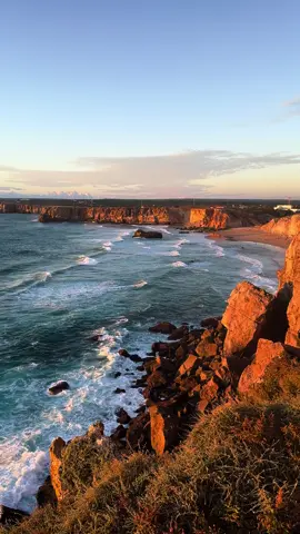 sunsets in portugal 🧡 #portugal #algarve #sagres #sunset 
