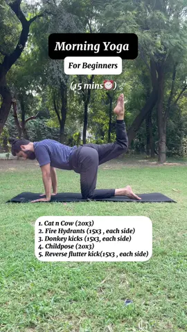 Take just 15 minutes to find your flow! Perfect for beginners, this yoga session includes essential poses to strengthen and relax your body. Let’s get started!  #yogaforbeginners  #15minuteyoga  #yogaeverydamnday  #mindfulness  #wellnessjourney  #catandcow  #donkeykicks  #childpose  #ReverseFalterKick  #yogapractice  #flexibility  #strengthbuilding  #StressRelief  #SelfCare  #yogaathome  #meditation  #healthylifestyle  #fitnessgoals  #bodypositivity  #movementismedicine  #modernyogi 