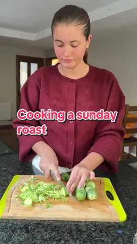 A cosy sunday cooking a roast dinner together 🤎