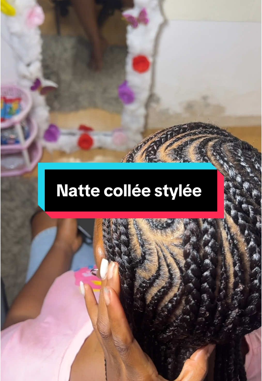 #tressetendance #tresseafricaine #nattecollé #tresseprotectrice 