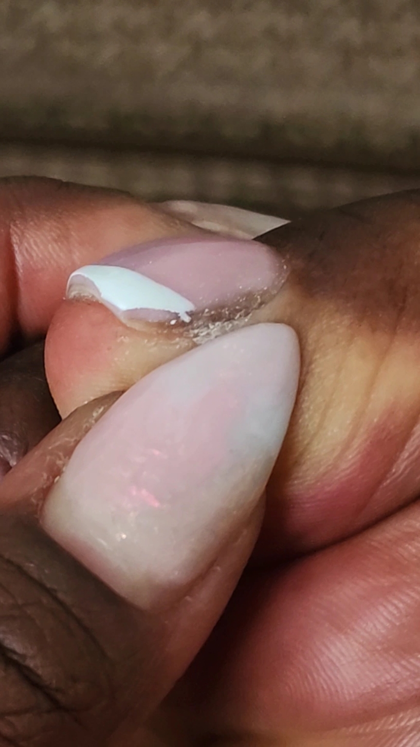 I got scammed 📌🎈 😫. Everyone cannot produce quality work because they have Master in front of their title. You know who you are... do better. The environment is giving Traditional Nail Salon Volume 2. 😫🥹😭 . . . . . . . . . . #gelnails #charlottenc #cltnailtech #charlottenailtech #dashofnails #fyp #efileManicure  #pedicure  #eFilePedicure #toes #feet #gelpolish #highheels #frenchtoes  #frenchpedicure #frenchmanicure  #gelpedicure #pedicure #polytoes #nailrepair #gelpolish #geltoes #scam #scammed #igotscammed 