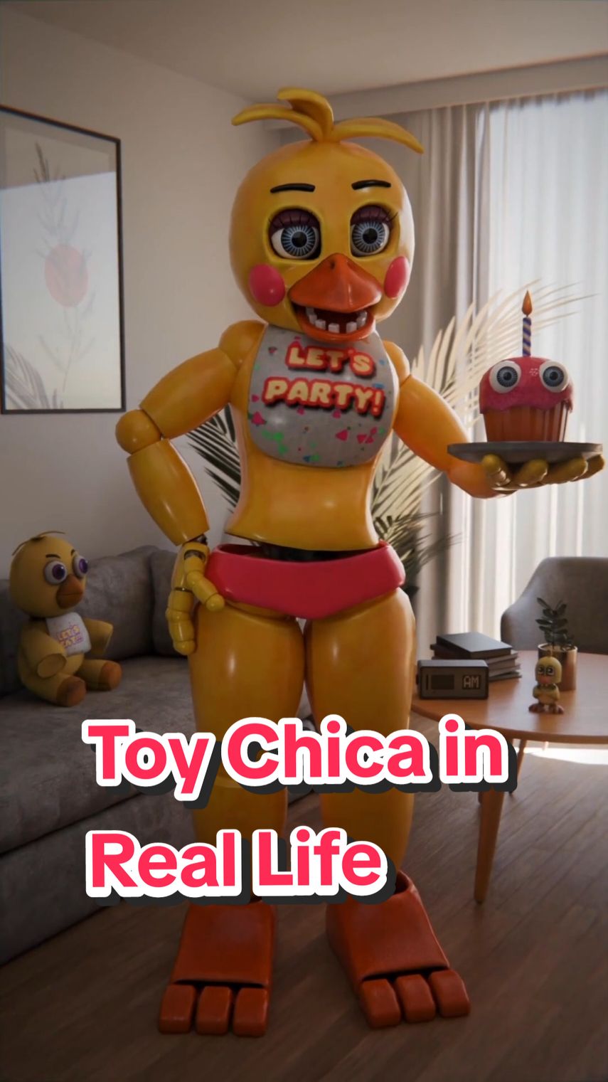 Toy Chica in Real Life 👀  #fnaf #fnafedit #toychica #fnafcosplay #fnafsecuritybreach  #fnafanimation #fnafmovie #fnafmovie2 #fnafmeme #fnaf2movie #fnaf2 #fivenightsatfreddys 