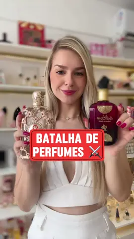 Batalha dos perfumes árabes mais procurados da minha loja! 🔥😍 ⚔️ Royal Amber VS. Sabah Al Ward  ⚔️ Tharwah Gold VS. Fakhar Rose ⚔️ Ameerati VS. Fleur de Orientica 🔥 OBS: todos eles temos no site pra comprar fechados ou em opção de fracionado pra experimentar e testar na sua pele. (LINK NO PERFIL). 👀 Vou deixar meus favoritos nos comentários, comenta lá os seus também! 👇🏻 #perfumesarabes #perfumesimportados #perfumesoriginais 