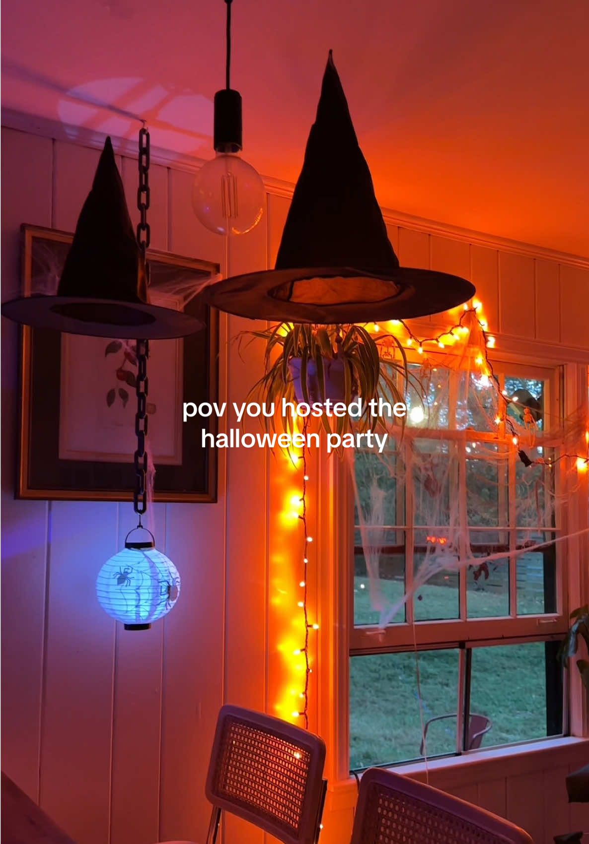 had to top last year’s halloween party 👻 same time, next year?  #halloweenparty #halloweendecor #spooky #partydecor 