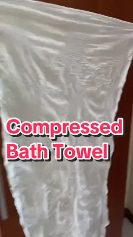 Compressed Bath Towel No need to bring bulky bath towel during outing, out of town, staycation. Easy to bring, compact and space saver. Very affordable pa #compressedtowel #compressedbathtowel #travelpack #spacesaver #lifehacks #fyp 
