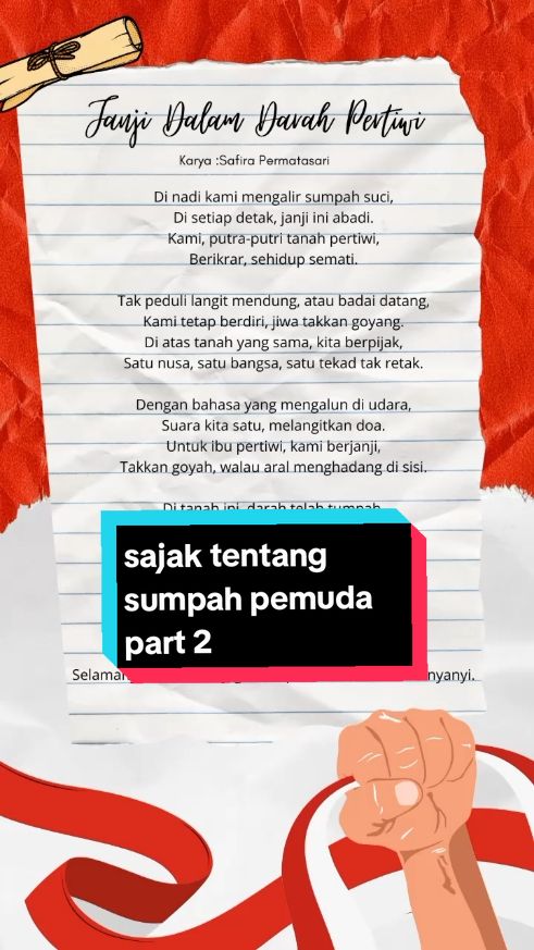 #sajak #puisi #trend #foryourepage #indonesia #katakata #fypシ゚  #lewatberanda #fy #fyppppppppppppppppppppppp #sumpahpemuda #sumpahpemuda2024🇮🇩 #fypp #fouryou #foryour #fypp #4you 