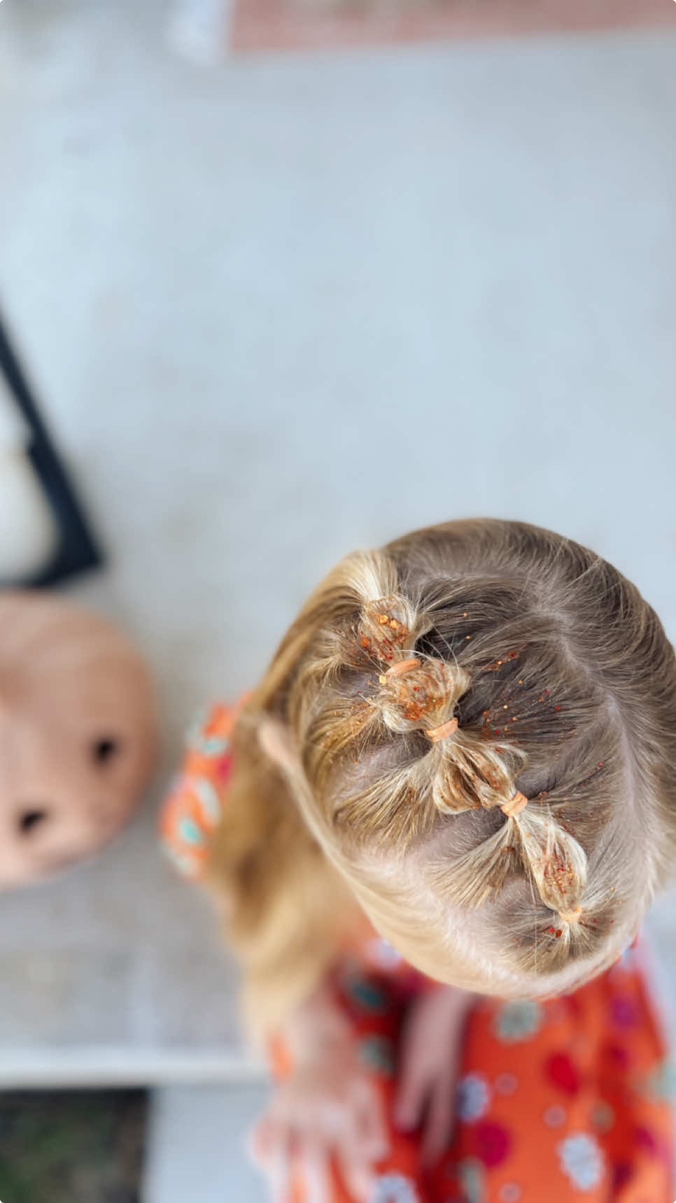 Pumpkin patch ready with our Ember Pixie Paste ✨🎃 #hairglitter #pixiepaste #fyp #kidshairstyles #bubblebraids 