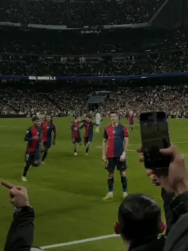 El festejo de Lewandowski QUE MOMENTAZO!🥶❤💙 #robertlewandowski #lewandowski #ElClasico #fcbarcelona #fyp 