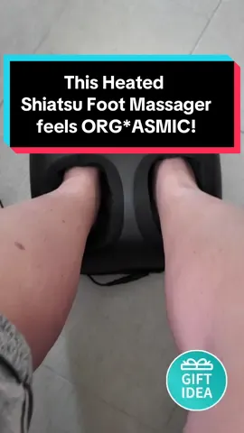 I wasn’t expecting just how incredible this heated shiatsu foot massager feels! Get yours in the TikTok shop. #shiatsu #shiatsumassage #footmassage #footmassager #tiredfeet @RENPHO 