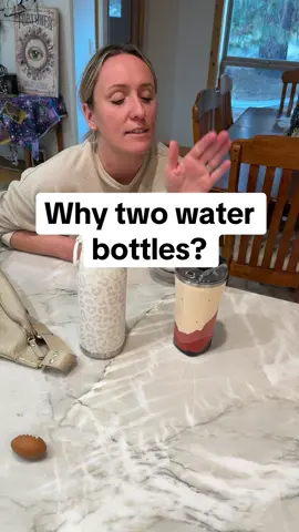 One cup, two beverages! #drinks #drink #drinking #drinktok #waterbottle #stainlesssteel #tumbler #tumblers #frustrated 