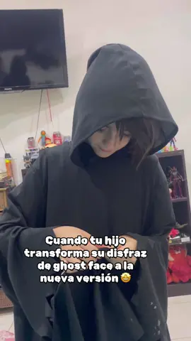 #ghostface #halloween #scary#disfracesdehaloween #disfraz #kids #artistatiktok #manualidades #ghost #ghostface 