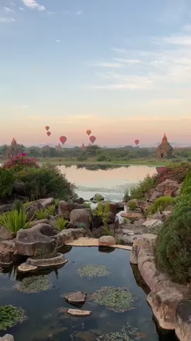 My wishlist : To watch this sunrise every morning 🪷🌱#bagan #bestview #fypシ #fypviralシ 