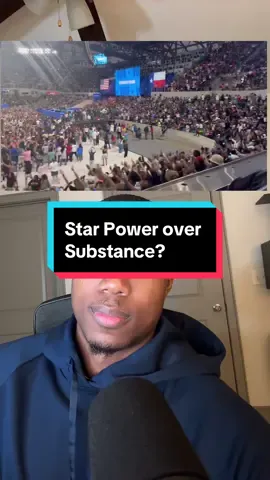 This campaign depends on star power more than substance. 