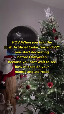 #sephoraalışverişim Tis' the season! Garland doesn't include lights but its so lush! #christmas #TikTokShop #TikTokShopBlackFriday #TikTokShopCyberMonday #FallDealsForYou