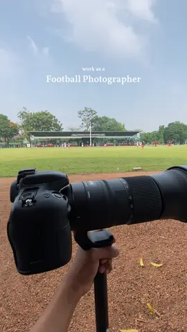 Work as a football photography 📷🙌 #sportphotography #bandung 