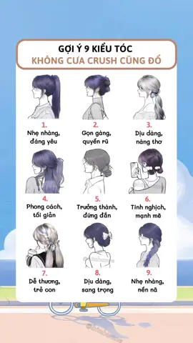 Gợi ý 9 kiểu tóc không cưa crush cũng đổ #kieutocdep #tocdep #buoctoc #goclamdep #xuhuongtiktok 