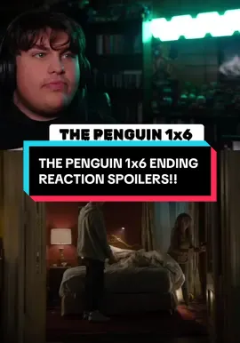I CANT BELIEVE IT LEFT ON THAT @HBO Max #thepenguin #thebatman #dc #batman #reaction #react #movietok #superhero 