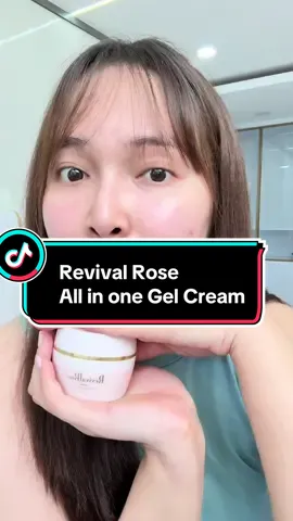 တစ်မျိုးထဲလိမ်းရုံနဲ့ skincare steps အားလုံးအပြီးပဲ 🧡 #skincare #meiko #meikomyanmar #revivalrose #revivalrosemoistrichgel #allinone #fypskincare #foryou 