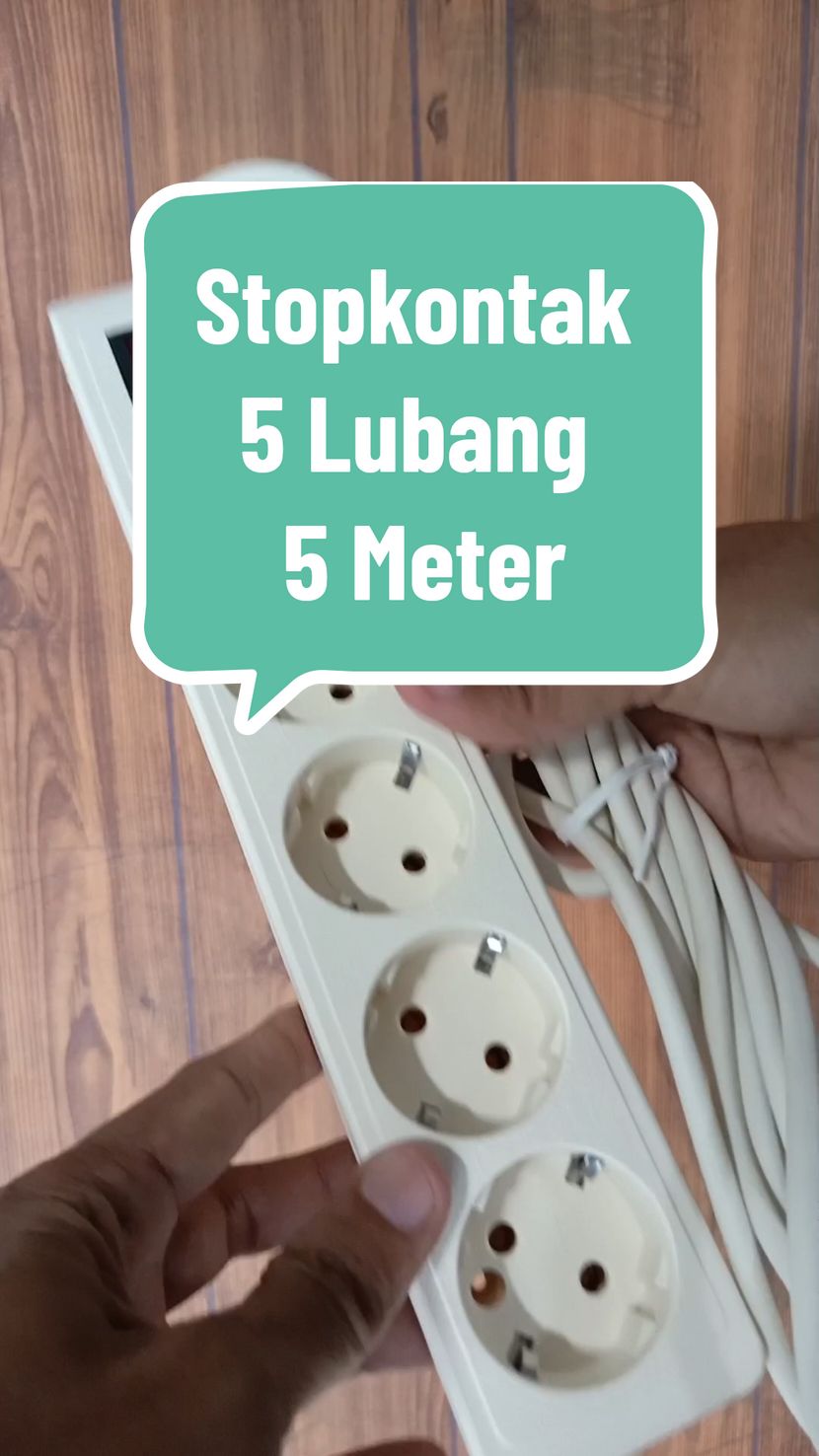 Stopkontak 5 Meter 5 Lubang  #stopkontak #wibgajian 