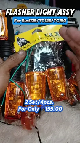SIGNAL LIGHT MOTORCYCLE FOR RUSI TC125 TC150 #flasher  #flasherlight  #flasherassy  #motorcycleflasherlight  #signallight  #motorcyclesignallight  #motorcycleparts 