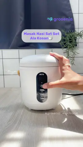 solusi sat set anak kos masak nasi putih🍚 #grosenia #groseniaelektronik #ricecooker #digitalricecooker #mito #ricecookermito 