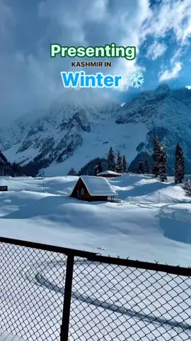 Welcome to Kashmir 🇵🇰  Kashmir in winter #foryou #foryoupage #viral #gbtours #sac_skardu 
