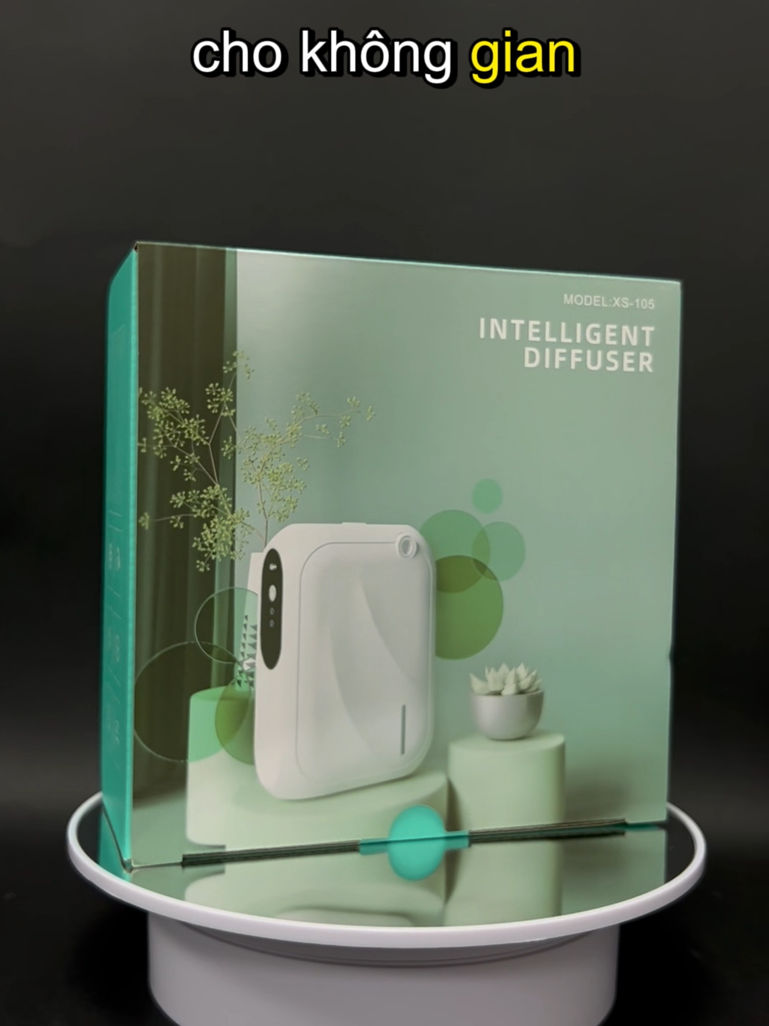 Máy khuếch tán tinh dầu XS 105. sử dụng tinh dầu nguyên chất, kết nối bluetooth với điện thoại qua app. #maykhuechtantinhdau #tinhdauthomphong #maytaohuongthom