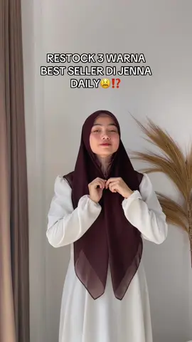 #rekomendasihijab #hijabzipper #belilokal #dailywear 