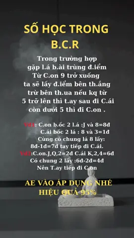 Cách áp dụng điểm số trừ trong b.c.r. #xuhuong #cbm #lamlaicuocdoi #cachchoimoi