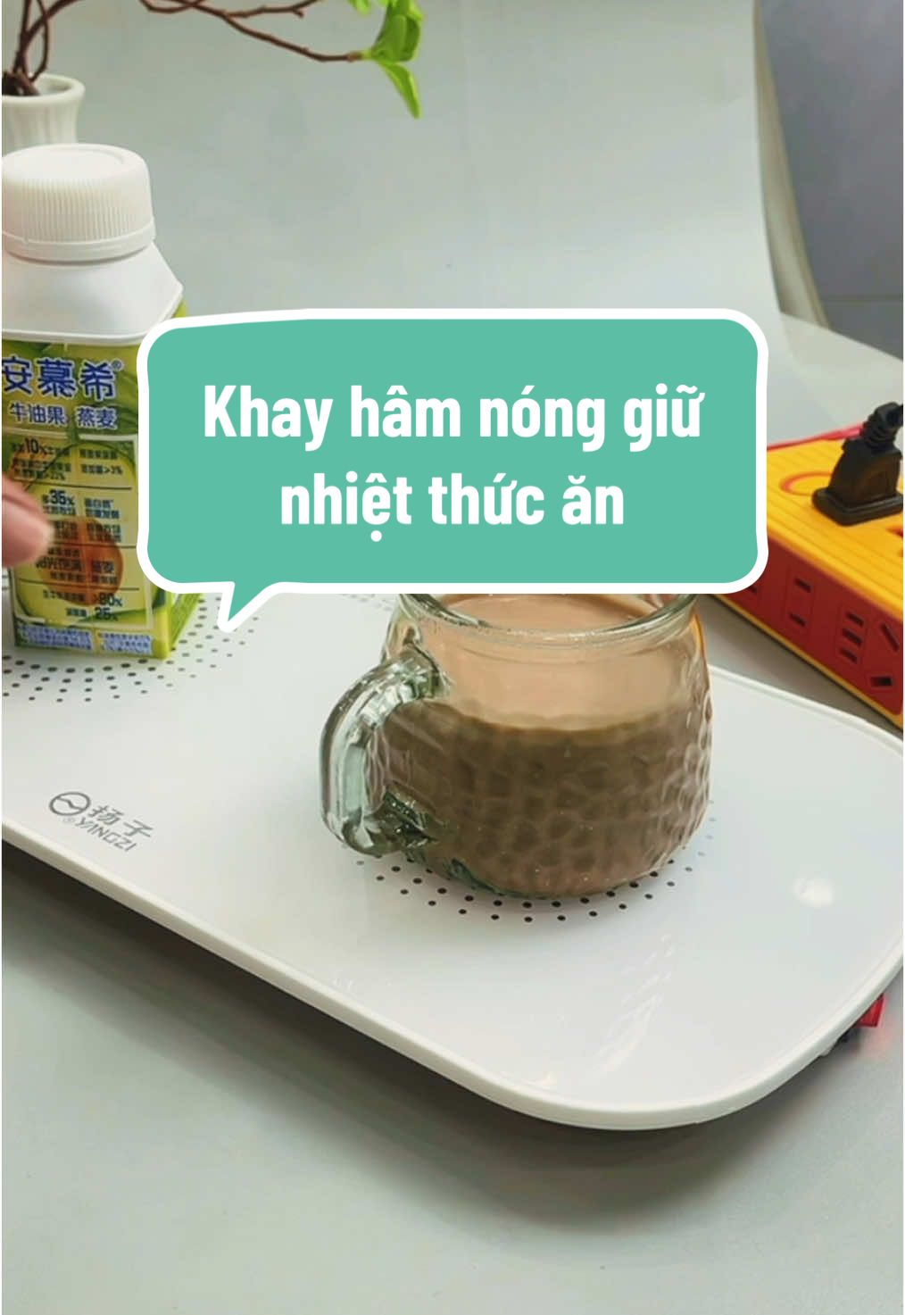 Khay hâm nóng và giữ nhiệt thức ăn , đồ uống … công suất 36W - nhiệt độ nóng 55 độ C #khayhamnongthucan #khayhamnongsua #khayhamnongdoan #khaygiunhiet 
