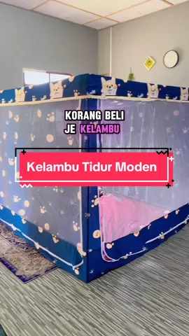 Kelambu tidur moden ni kalau korang nak letak kt katil pun boleh sgt tau!  #kelambutidur #kelambutidurantinyamuk #kelambutidurmodern #kelambu #kelambukatil 