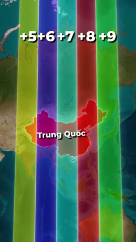 Trung quốc có diện tích lớn thứ 4 thế giới. Nhưng chỉ sử dụng 1 múi giờ duy nhất. #kienthuc #kienthucthuvi #thegioithugon #diali #china #trungquoc