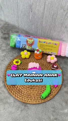 CLAY MAINAN EDUKASI ANAK 🤗💗🎀💕‼️ #clay #mainananak #claymainan 