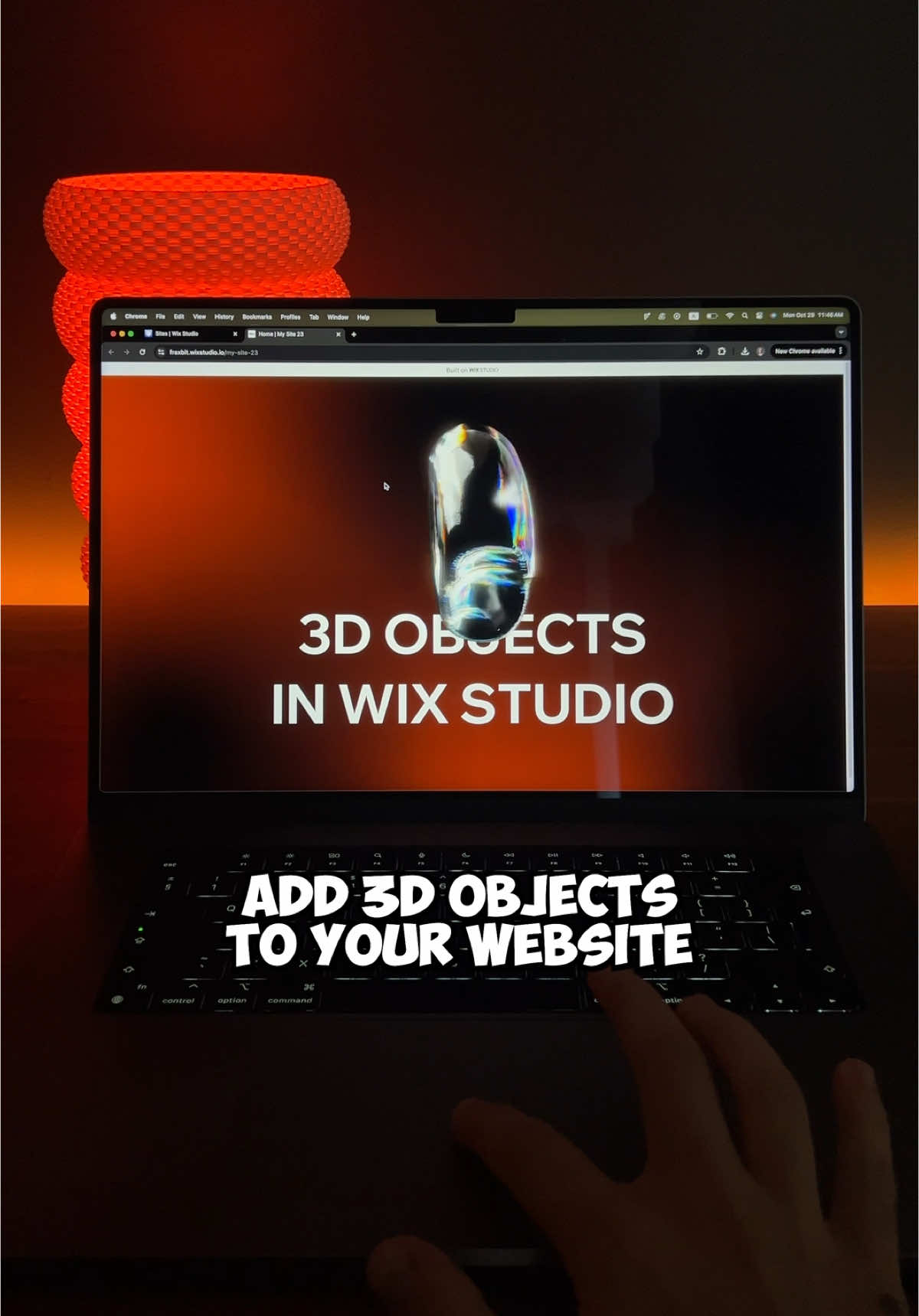 🟧 Add 3D objects to your website (No manual code required)  - - #wixstudio #webdesigner #webdevelopment #uiux #uidesign #websitedesign #dailyinspiration #tipsandtricks #tutorial #spline @Wix Studio 