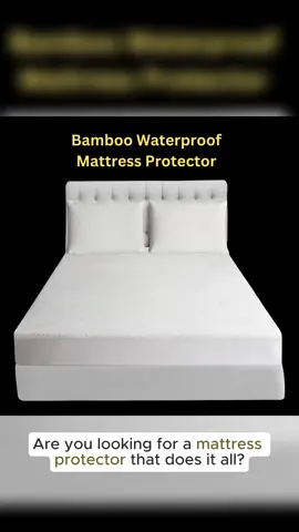 Bamboo Waterproof Mattress Protector 30cm #viraltiktok #viral_video #fypシ゚ #foru