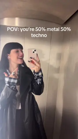 Who else’s equally hyped for techno and metal? 😈 #techno #metal #charlottedewitte #fypageシ 