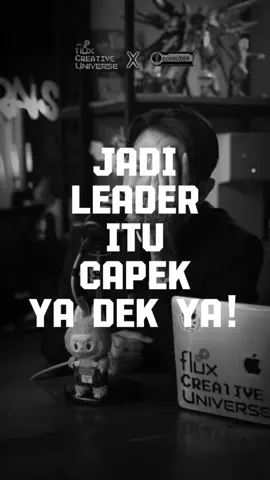 Dek, jadi leader itu capek loh dek...coba para leader tolong komen emoji 🔥🔥 dan ceritain capek versi kalian biar dedek dedek ini tau kalau tak seindah itu jadi leader🙈 . Semoga konten saya selalu bisa bikin kalian jadi semakin #beranikreatif ya. . #seefluencer #scapbatch4 ##business #bisnis #inspiration #inspirasi #motivation #motivasi #entrepreneur #ceo . #yohanesauri #idenyaflux #flux #fluxcreativeuniverse #fcu #advertisingagency #creativeagency #digitalagency #edukasi #iklan #creativegroup #advertisingagencyjakarta #digitalagencyjakarta #creativeagencyjakarta #brandingagency #marketingagency #closethedoor