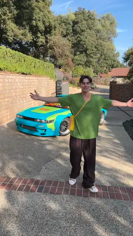 I gave my car a Halloween costume #halloween #scoobydoo #s13 #nissan #drift #carsoftiktok #carporn #thesignguy #signguy #signguysgarage #foryoupage #fyp 