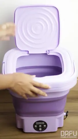 🌍🧳 Praticidade na palma da sua mão com a Mini Máquina de Lavar Roupas Centrífuga Dobrável Portátil de 11 Litros! 🧼✨ Ideal para viagens, roupas íntimas e roupas de crianças, essa máquina moderna e compacta é a solução perfeita para manter suas roupas sempre limpas onde quer que você esteja. Funciona via USB, proporcionando uma limpeza eficiente e prática em qualquer lugar. 🧳🔌 Leve, dobrável e fácil de transportar, ela é sua companheira ideal para aventuras e dia a dia! 🌟👕 #Portabilidade #MiniMáquinaDeLavar #CentrífugaPortátil #LimpezaEmQualquerLugar #PraticidadeEmViagem #dafu #dafushop #dafubrasil #shopee #viral #fyp