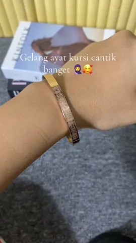 Gelang ayat kursinya udh anti karat,anti alergi,gak pudar,gak bau pkonya cantik banget deh gelangnya😍#gelangcantik #gelangayatkursi #cuantanpabatas#gelang 